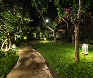 Pathway lighting. Grasshoppers provides expert landscape lighting repair services in the Orlando FL and Longwood FL area.
