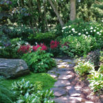 stone garden path in central florida home is an example of functional hardscaping