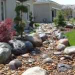 a hardscaped rock garden maximizes landscaping potential in windermere fl home